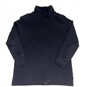 Varley Cozy Black Turtleneck Sweater Women's Size Small Hip Cinch